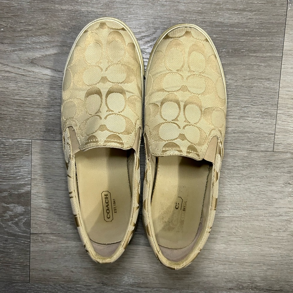Coach slip on sneakers